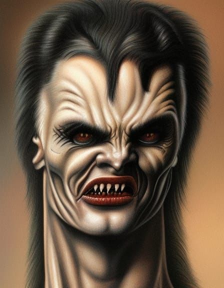 Eternal Male Vampire in Dark Romantic Realism Style