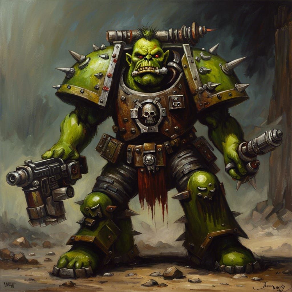 ork with bolt gun,