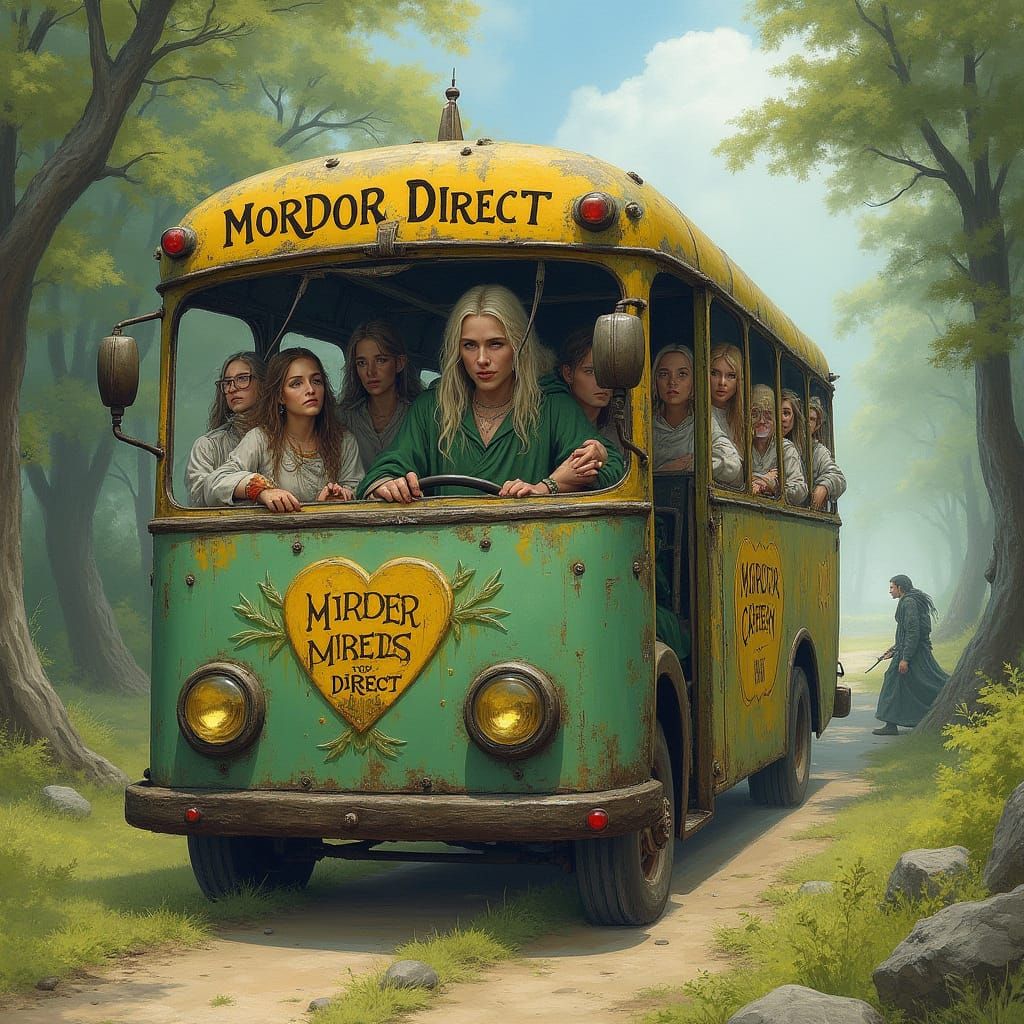 Mordor Direct Bus Tour with Elves and Nazgul