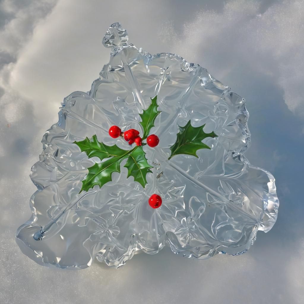 Beautiful Jelly Sculpture Madonna in the Clouds