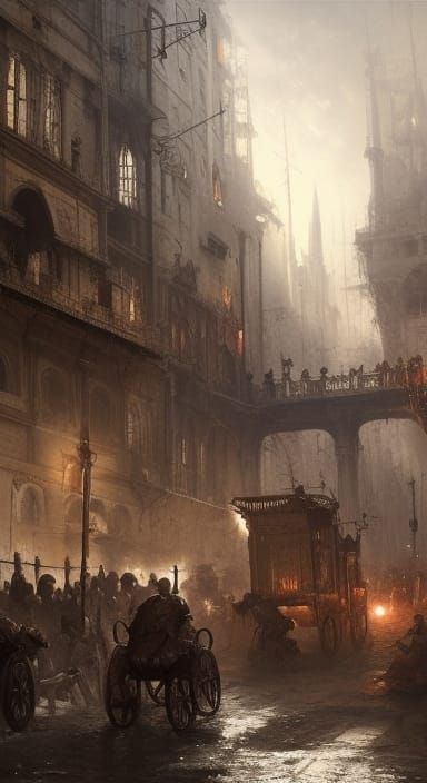 Dark Fantasy Plague Masterpiece in Hyperdetailed Style