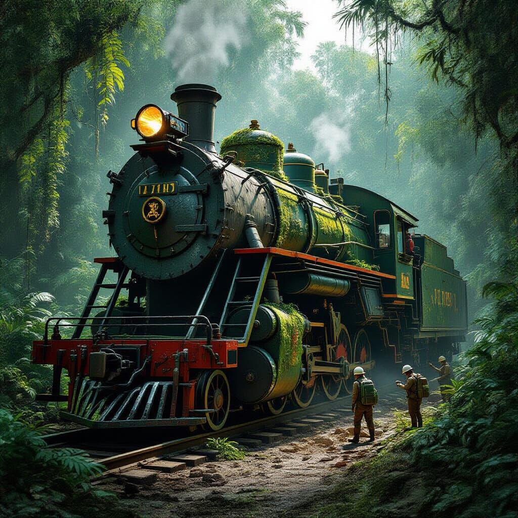 Ancient Jungle Locomotive Unearthed by Archaeologists