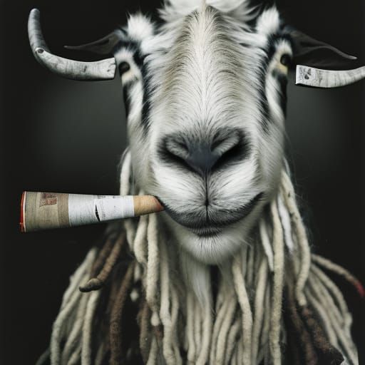 Rastafarian Goat