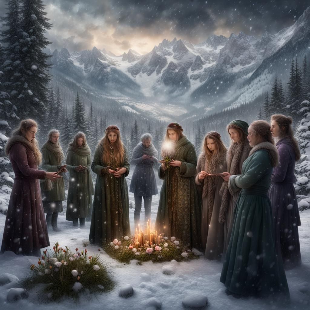 Bridget of Winter: Alpine Woodland Celebration