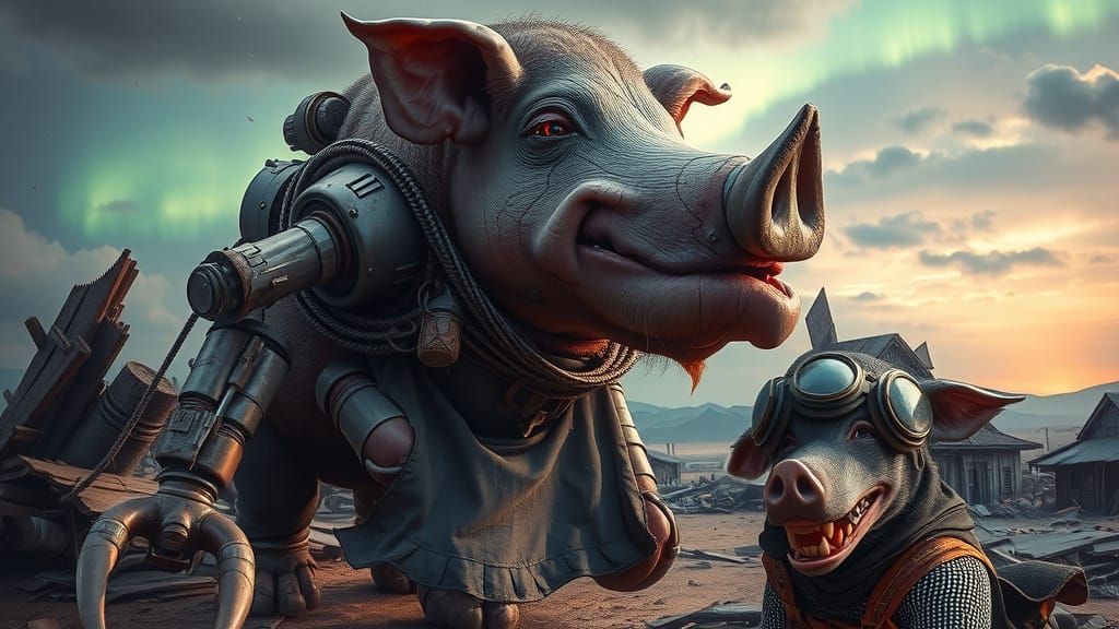Surreal Haunting and Bizarre Robotic Pigs in Conversation