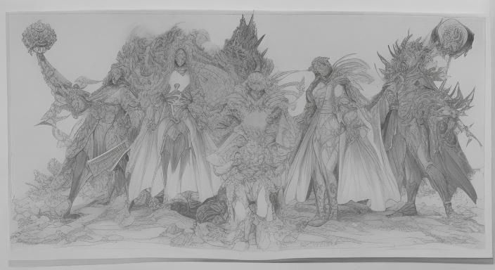 detailed final fantasy original famicom box art booklet only it's queen mab's land frozen lake translate 3d filled in 4k...