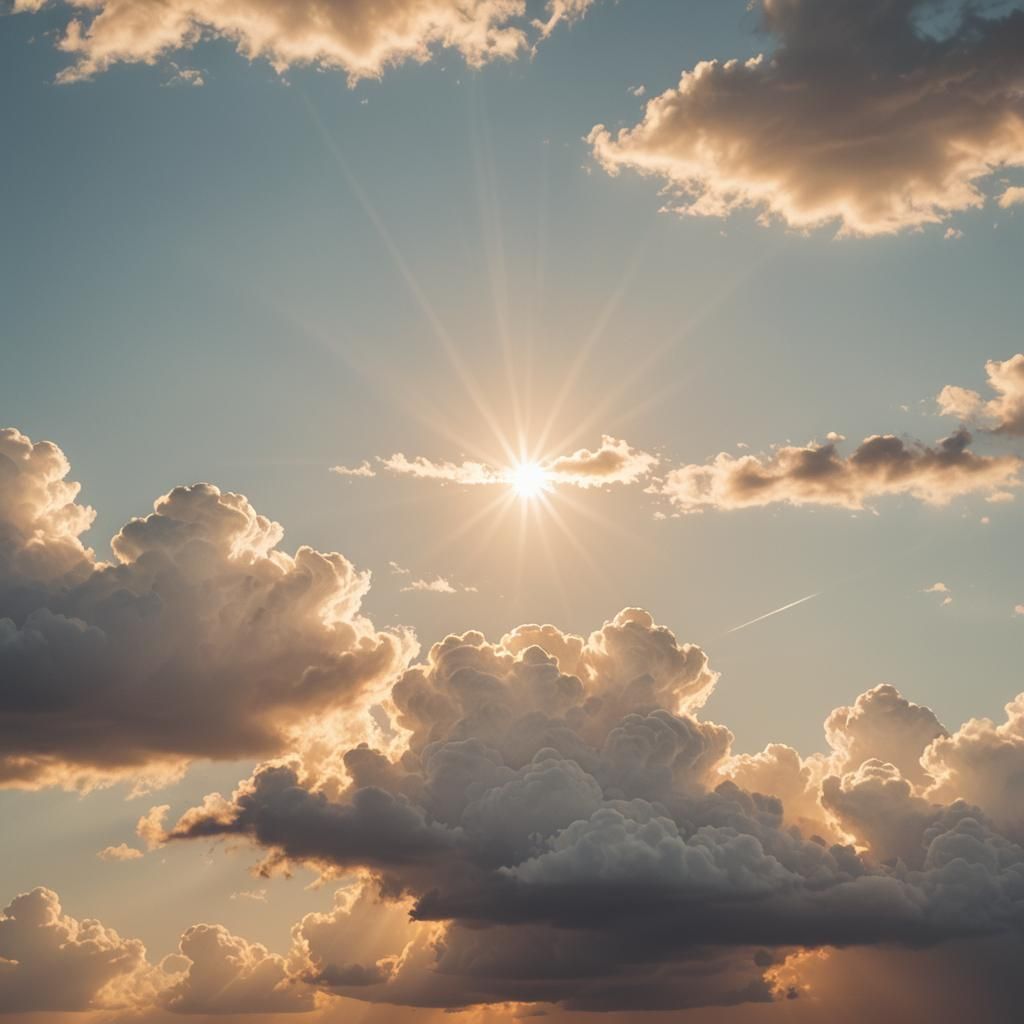Radiant Celestial Lamp in Soft Focus Photography