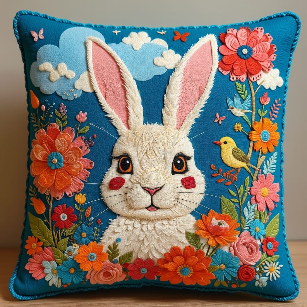 Peekaboo White Rabbit