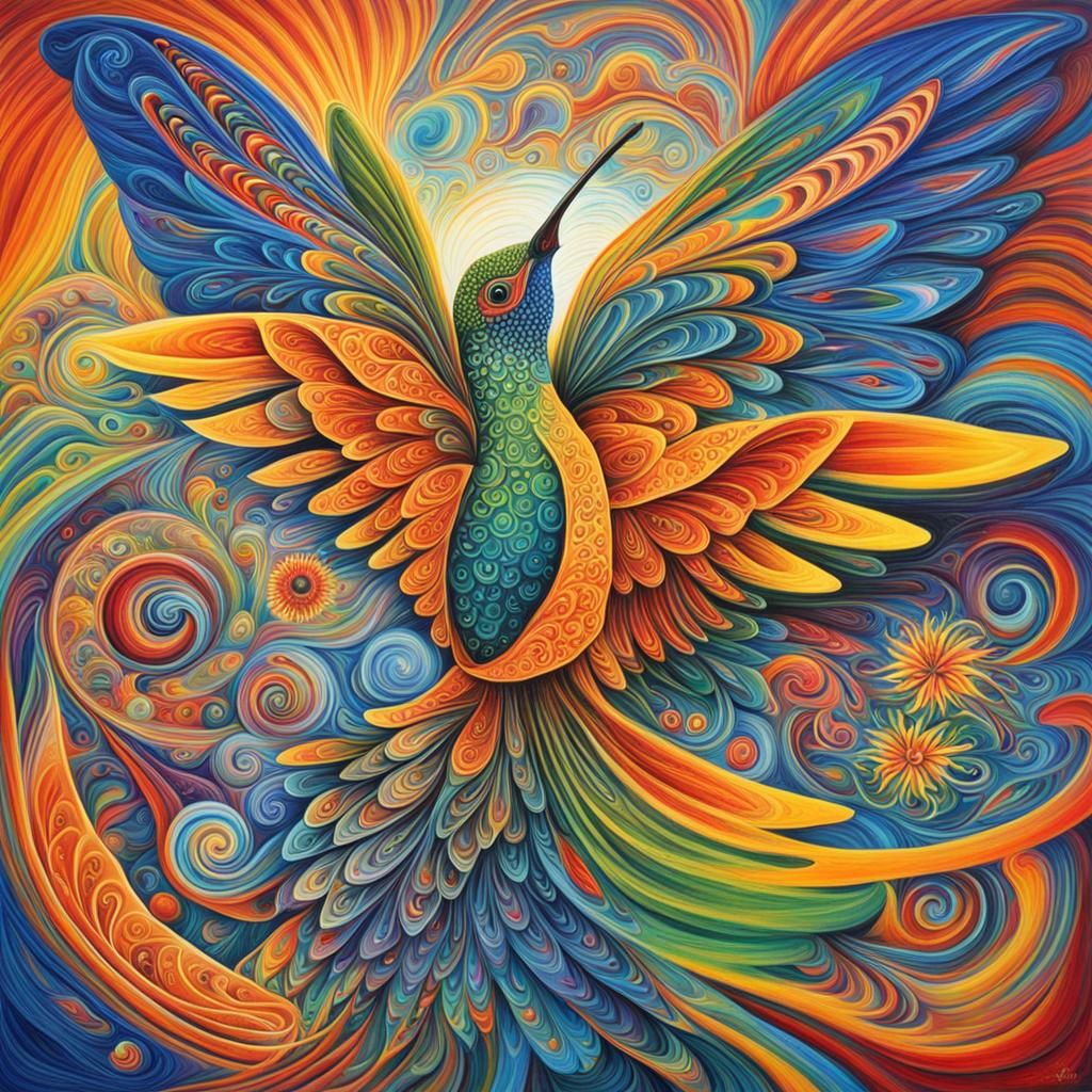 Qente (hummingbird) in the Andean world symbolizes having th...