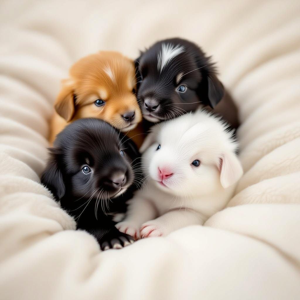 Adorable Animals Captured in AI Art