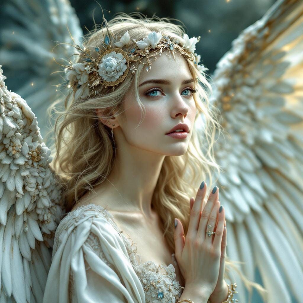 Haniel Portrait: Fantasy Archangel of Feminine Energy