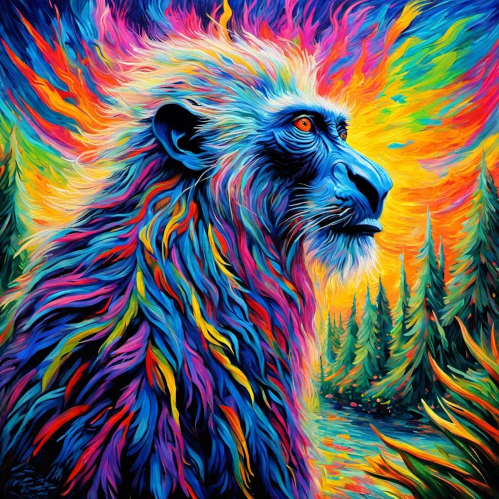 Rafiki (in Scandinavian forest)