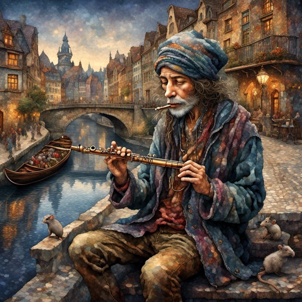 The  flute player
