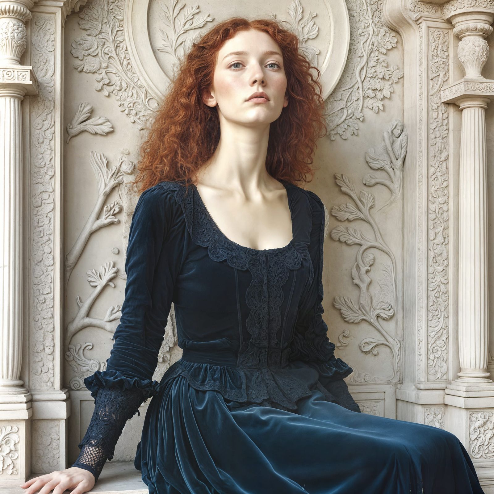 16th Century Woman with Red Hair