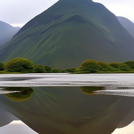 mirrored landscape