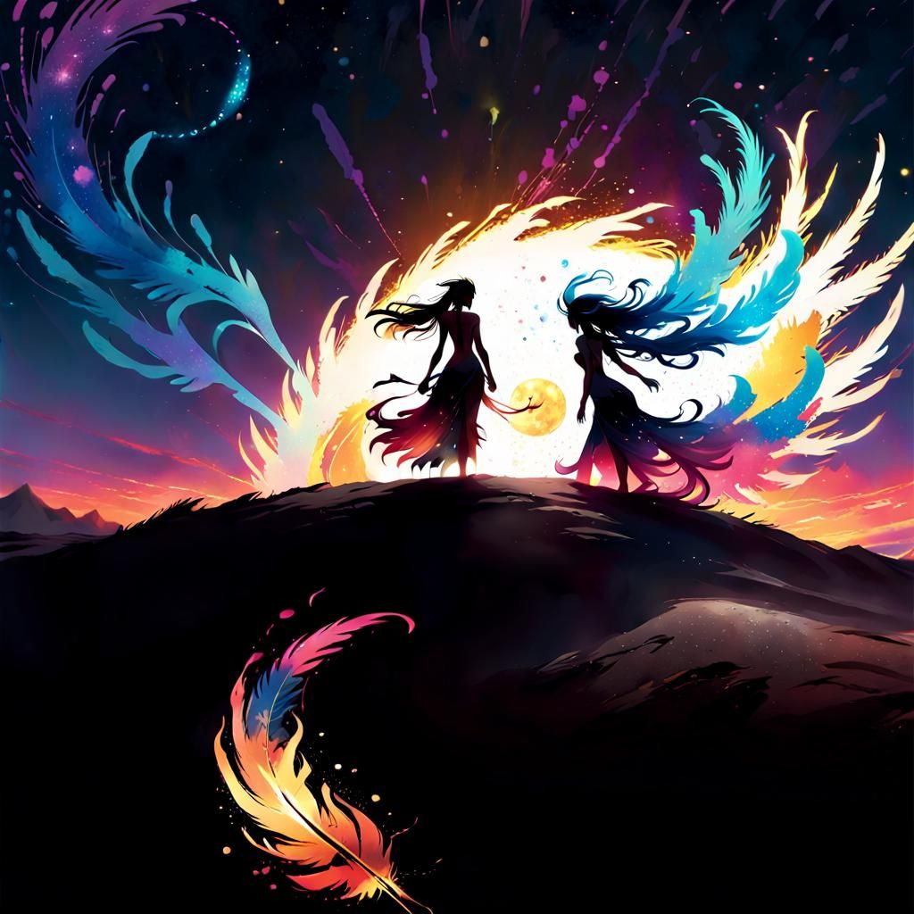 Fantasy Island Phoenix Dancer under Starlight