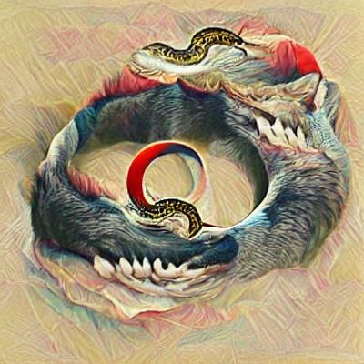 Cosmic Serpent of Eternity