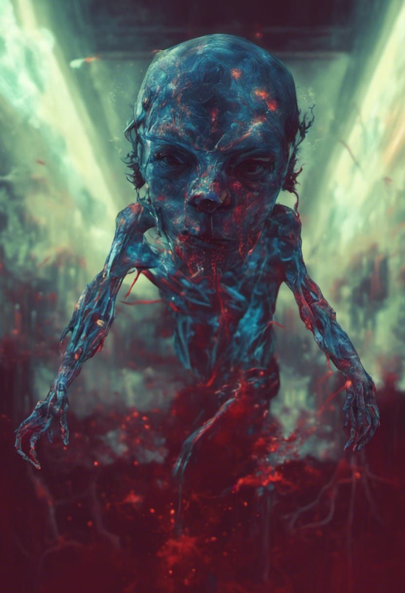 Cybernetic Nightmare: Humans Enslaved by Virtual Reality