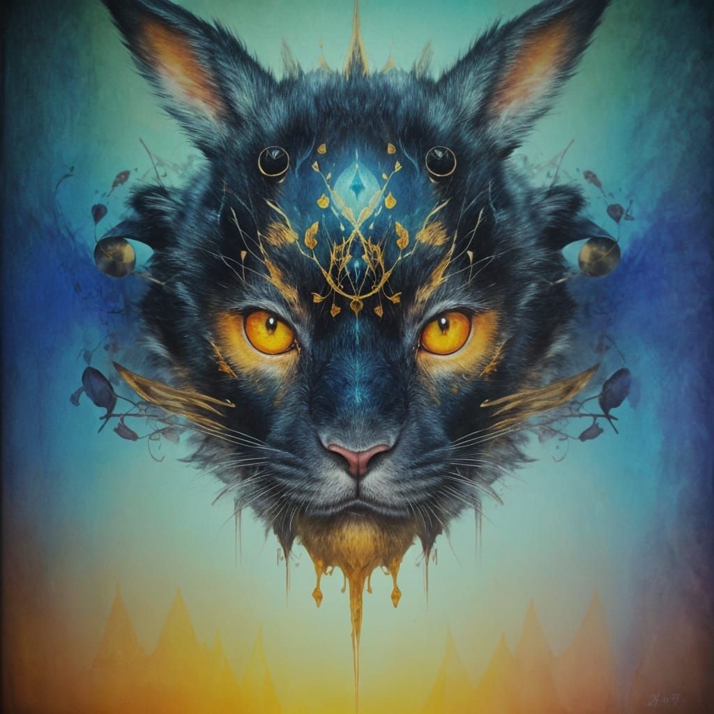 Hyperrealistic Dadaist Abstractions with Bunnies