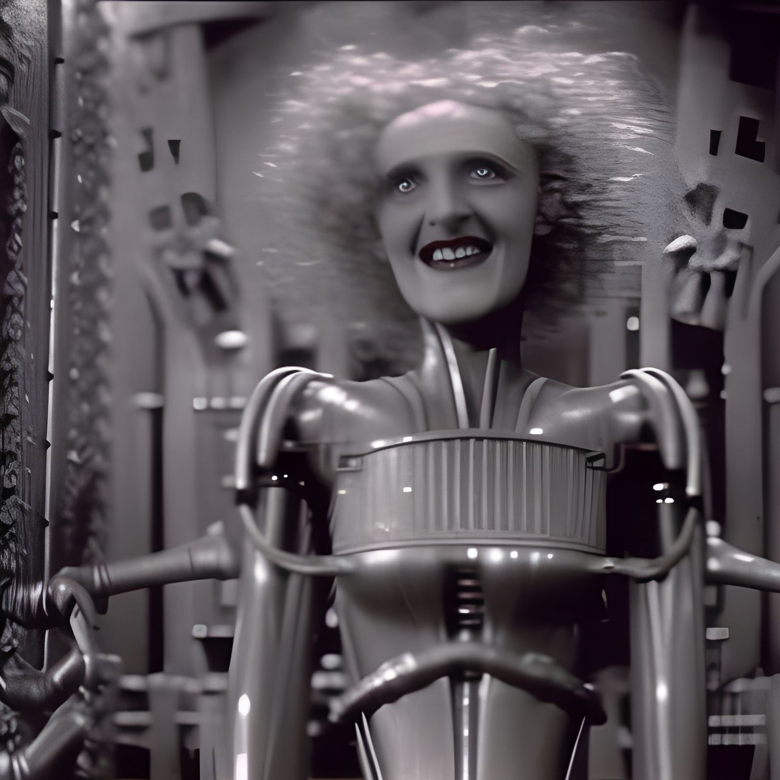 Mad Scientist's Laughter: Metropolis-Inspired 8K Photography