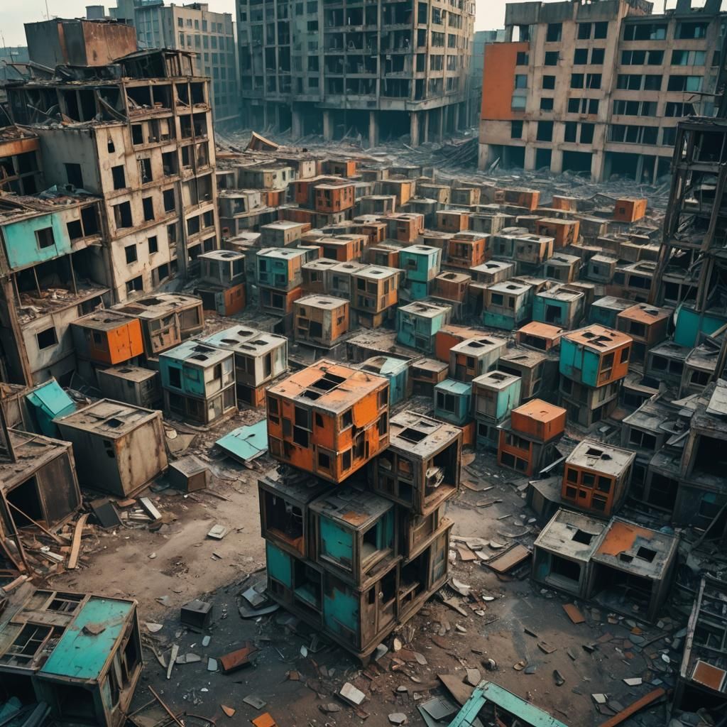 Gritty Post-Apocalyptic Cinematic Masterpiece of Abandoned C...