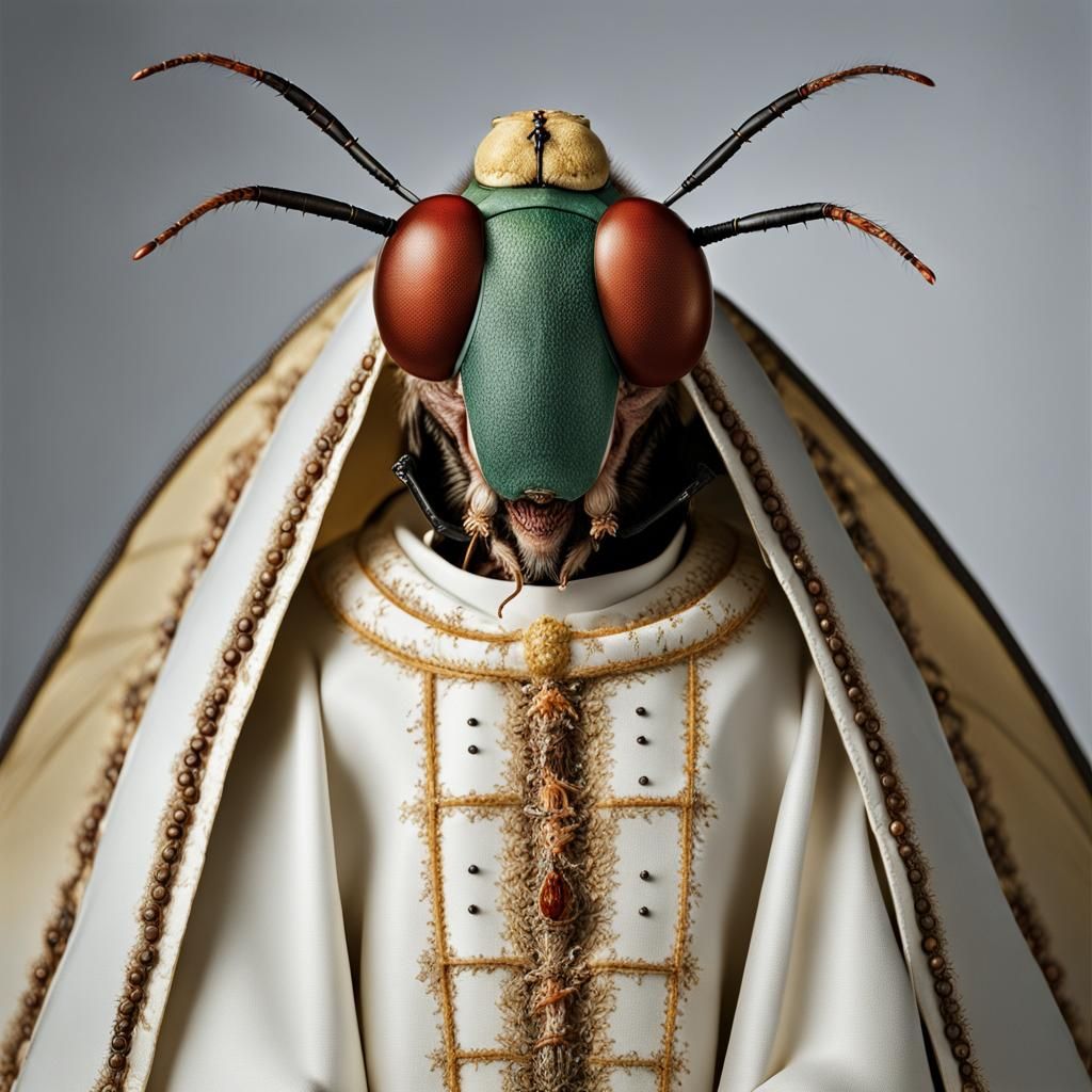 A Bug of Faithful Dignity in Clerical Attire