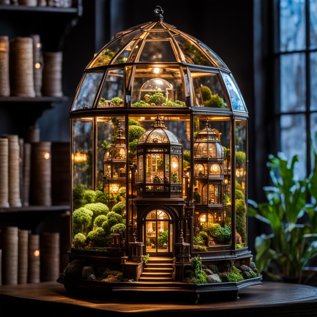 steampunk terrarium