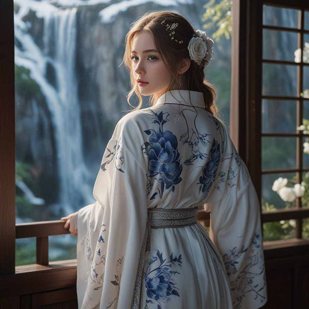 Stunning Anime-Inspired Beauty with Heterochromia