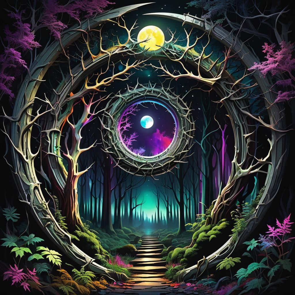 Surreal Portal to Dreamlike Arcology