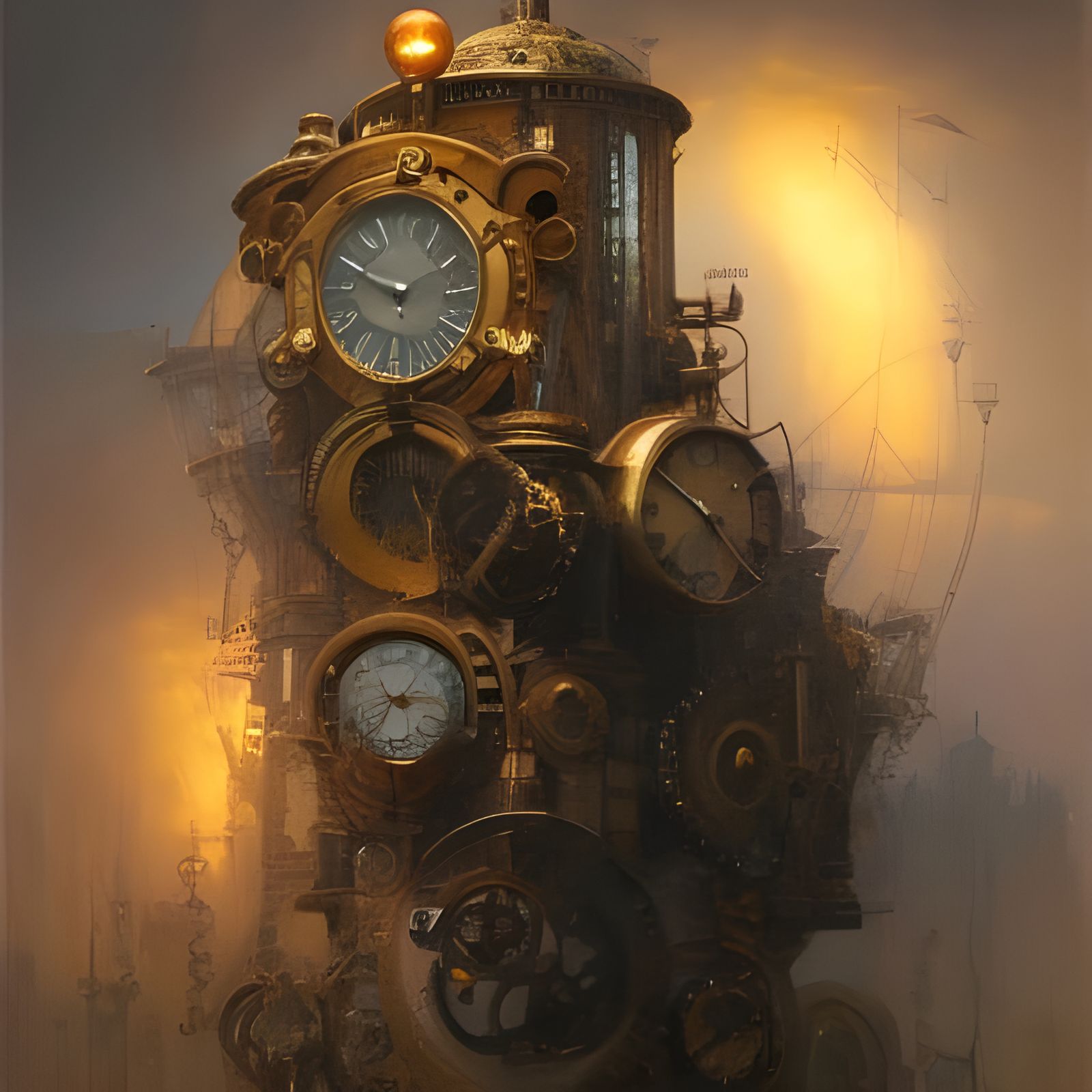Timeless Steampunk Clockwork Masterpiece