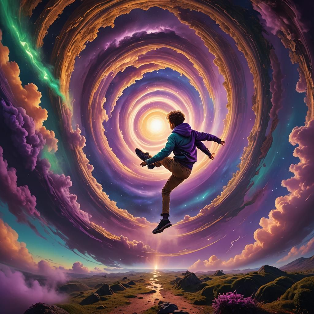 Fantastical World Unveiled Through Vibrant, Oil-Painting Ins...