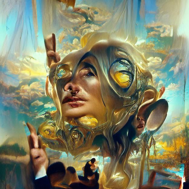 Surrealist Dreamscapes: A Hyper-Realistic Concept Art Piece