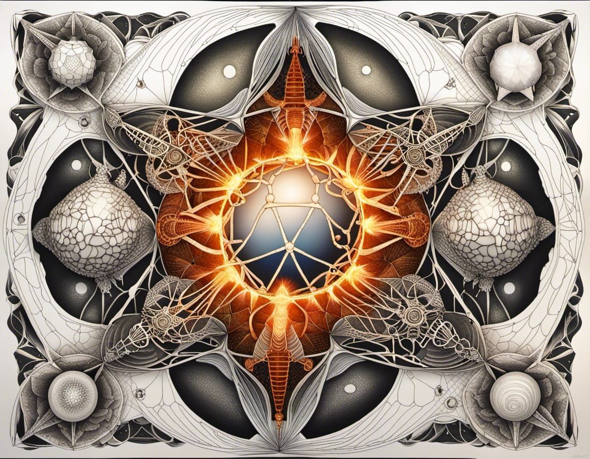 Fractal Whale: Quantum Zentangle in 3D