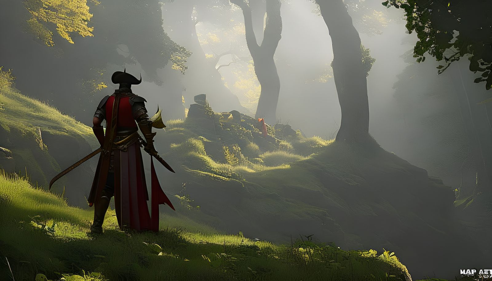 Epic Dark Fantasy Masterpiece with Intricate Details