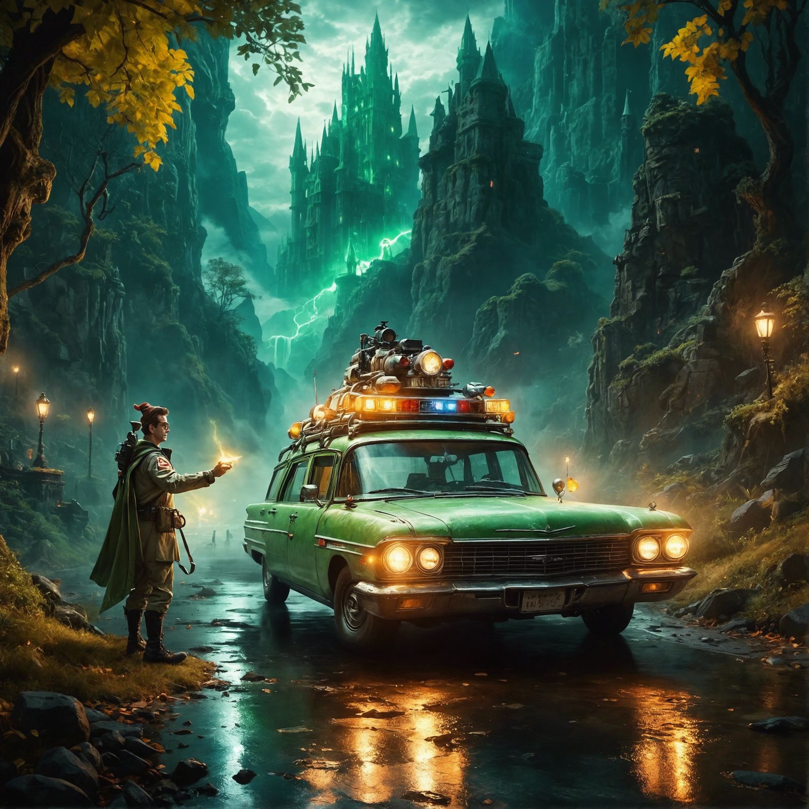 Ghostbusters Encounter an Elf in Middle-Earth