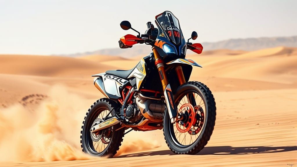 Ghost rider in the Dakar 😅