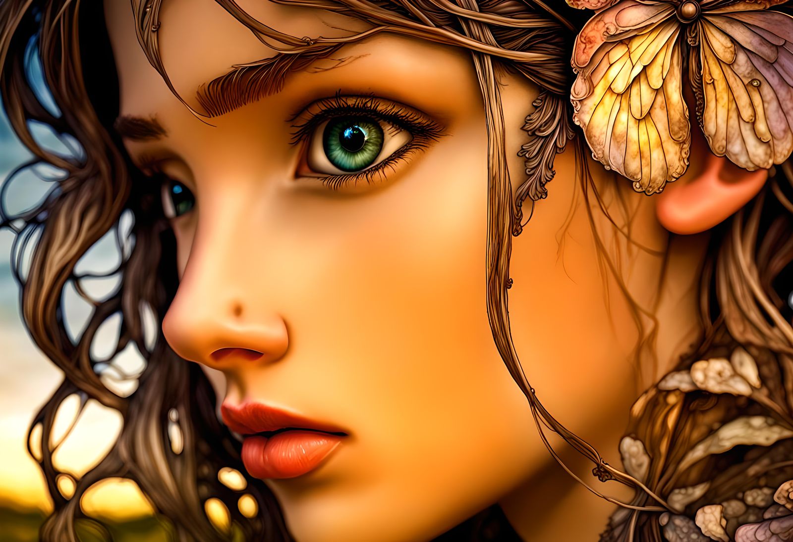 Fantasy fairy portrait