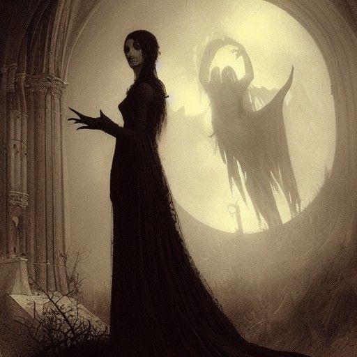 Ethereal Gothic Goddess