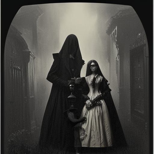 Ethereal Victorian Family Portraits in a Haunting, Sinister....
