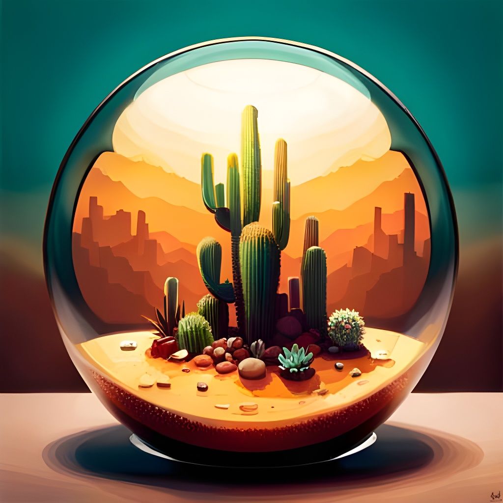 Life is like a Cactus -Thorny but Beautiful