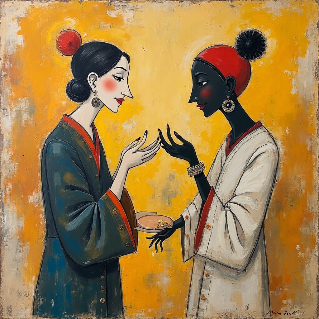 art by Indian painter MF Husain 3