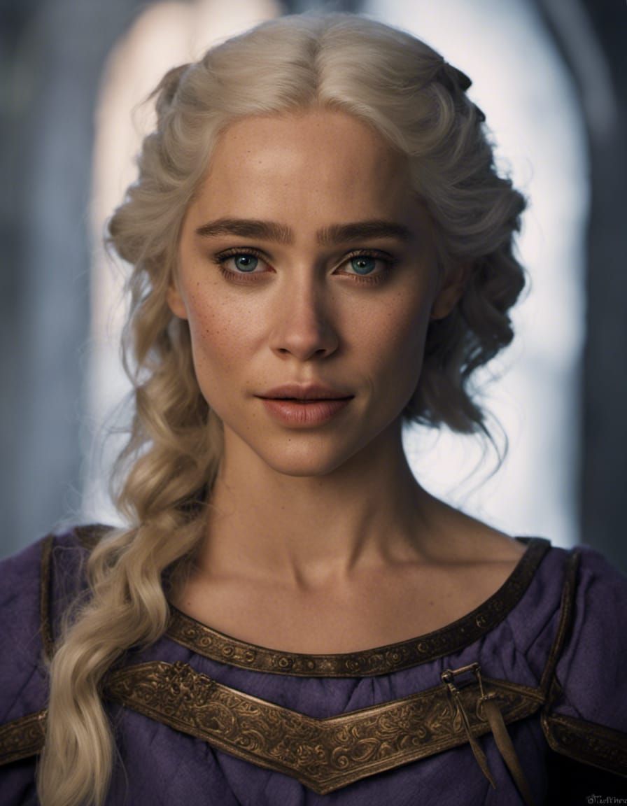 Medieval Queen in Majestic Style