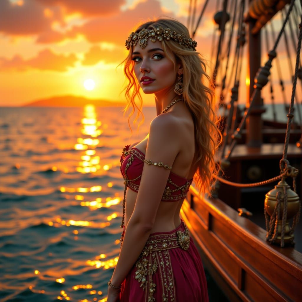 Golden Goddess of Sparta Embarks on Ancient Voyage