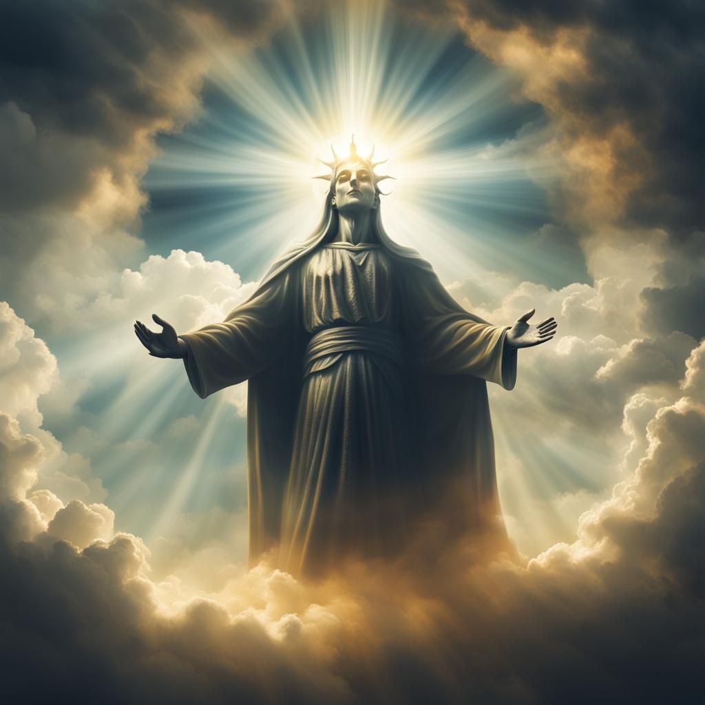 Angel of Faith in Heavenly Light
