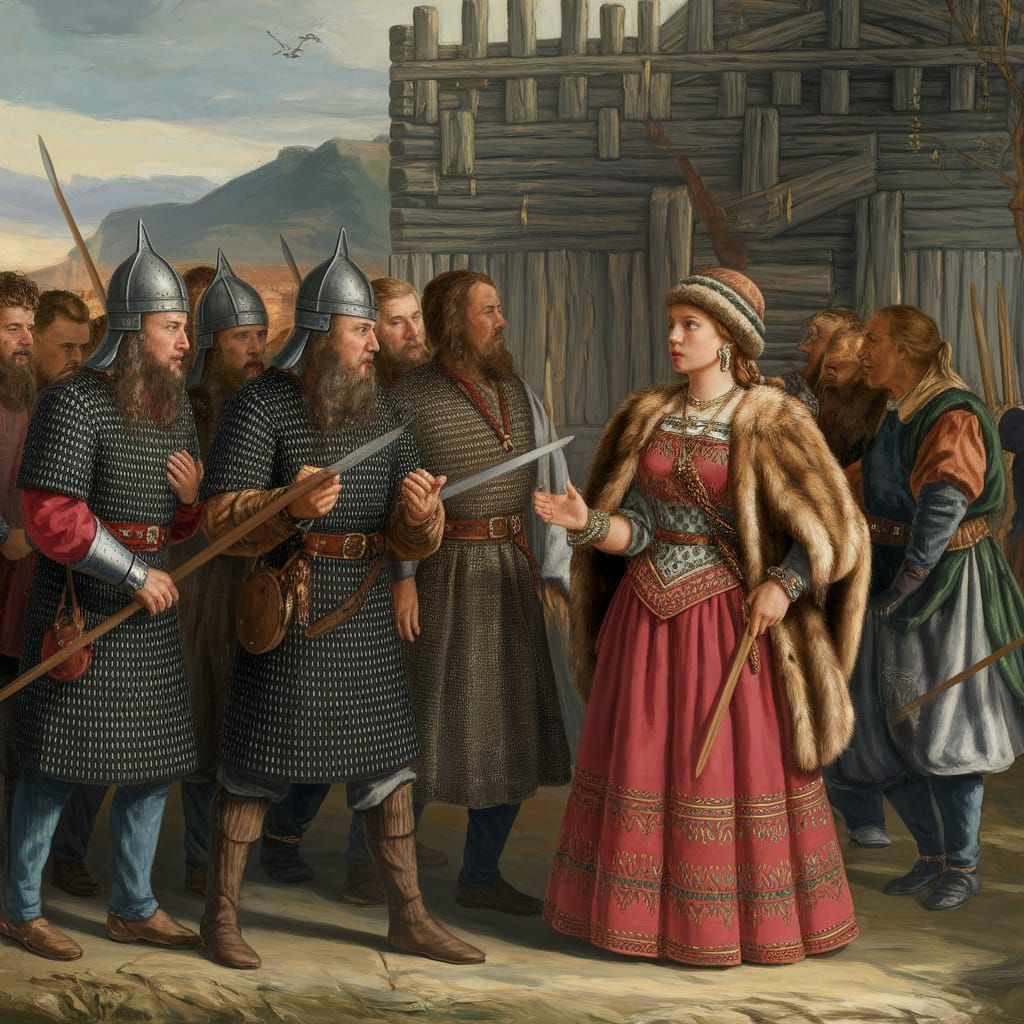9th Century Noblewoman Receives Honour in Wooden City