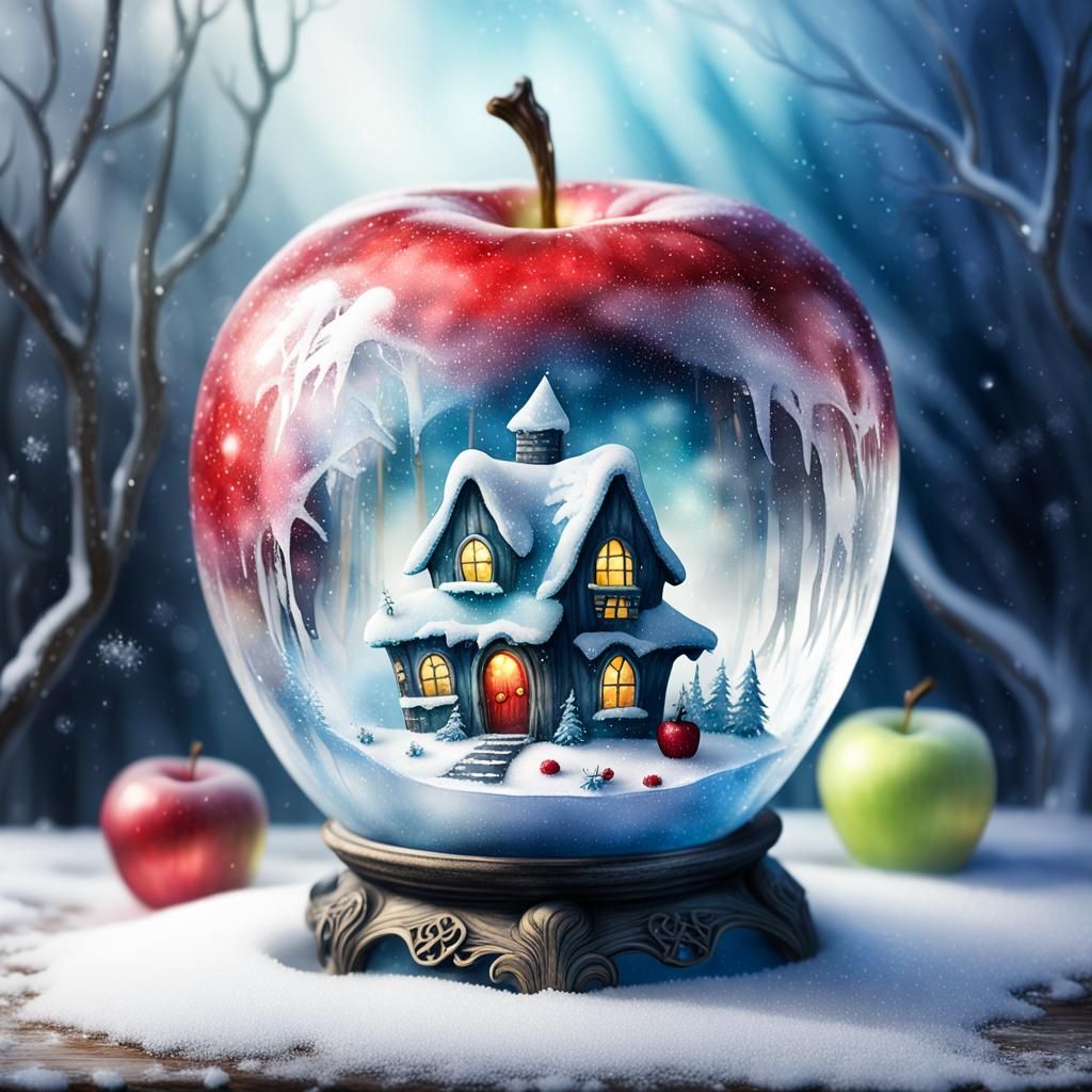 Glass Apple Wonderland in Soft Focus: Snow White and the Evi...