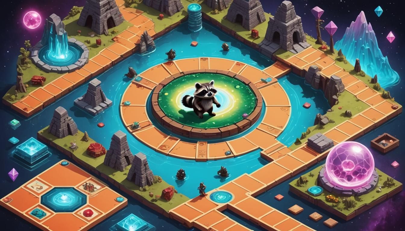Necropolis Isometric Video Game World