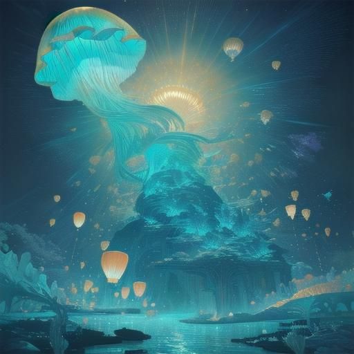 Heroic Prince Sidon in Vibrant Underwater Kingdom