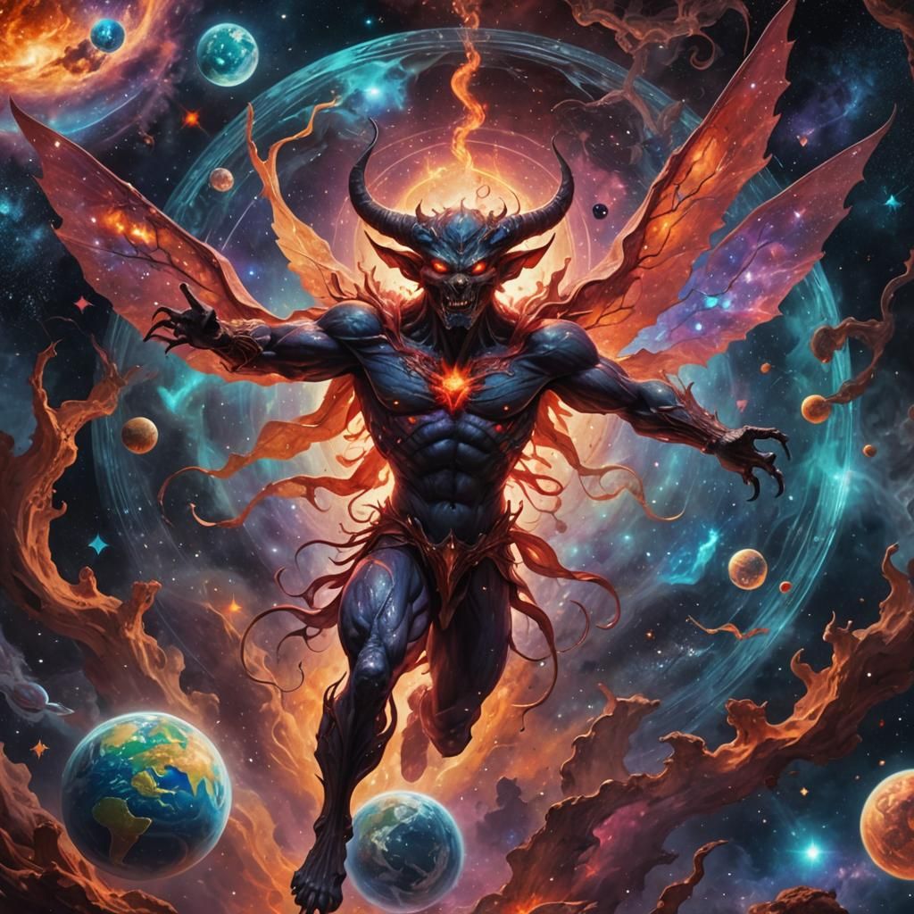 Cosmic Demon Descends Upon Earth
