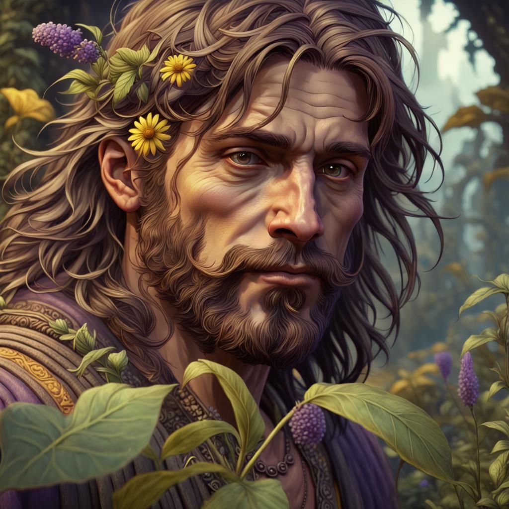Ethereal Forager in Dark Fantasy Realm